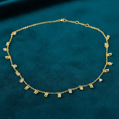 6 Ct DiamondS Chain Necklace- Amazing Sparkle-Certified-FREE DIAMOND STUDS