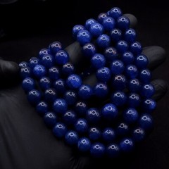 4 Strand 1039.00 Cts Best Excellent Blue Sapphire Necklace Jewelery VK 15 E662