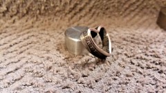 1998 Washinghton Quarter Heart Pendant handmade small 3/4″