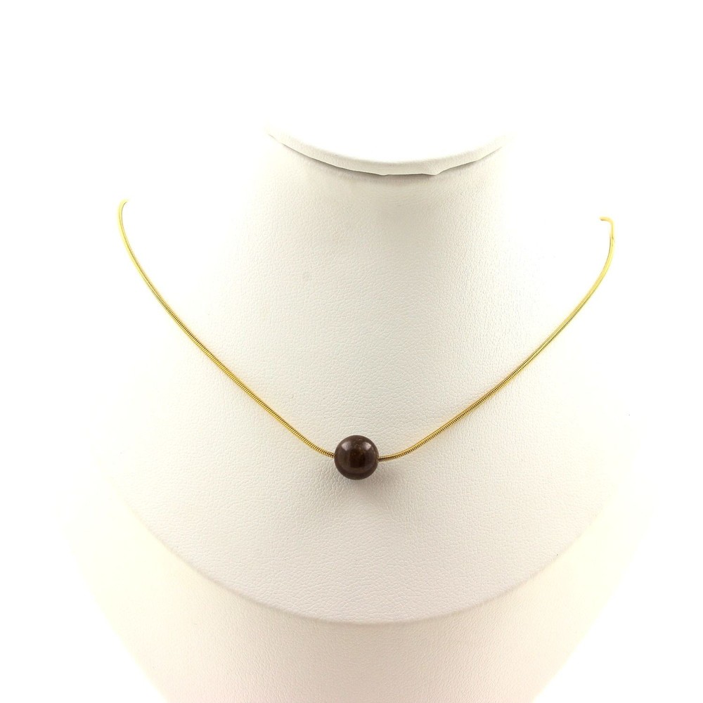 stones And Minerals. Necklace 1 Ruby Pearl From Mogok, Burma, Myanmar 8 Mm Cha