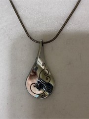 Brighton Sterling Silver Teardrop Pendant Necklace – Silver