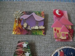 Vintage Lucinda Pins Cat Valentine Spring Christmas Cat Butterfly Retro