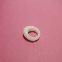 Authentic Korean Chuncheon Jade Ring / Quiet Luxury K-Jewelry