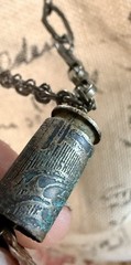 Handmade Winchester Bullet Casing Necklace Padlock Steampunk Boho