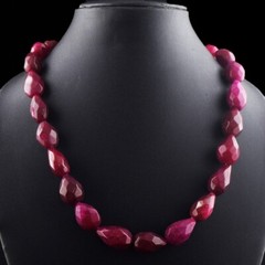 Absolutely Fantastic Red Ruby 623.00 Cts Necklace Beautiful Jewelery VK 26 E595