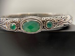 Sarda, Bali Handmade, Beyond Beautiful,925, Bangle Bracelet. Fits Sz 6.5-7.5