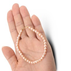 4.5-5mm Pink Cultured Freshwater Pearl Strand Bracelet TPJ