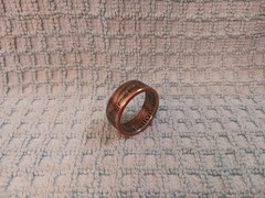 2005 Kennedy Half Dollars size 12 coin ring handmade mixed metals