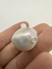 Natural Baroque Pearl Charm Pendant