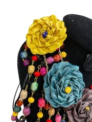 Handcrafted Multicolor Beaded Statement Necklace & Earring Set SKU 9685