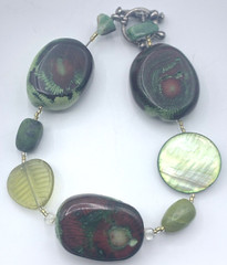 Artisan Made Dragons Blood Jasper Stone Bracelet