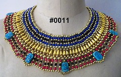 Egyptian Queen Cleopatra style Pharaoh’s Necklace/Collar/Haloween.