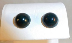 Handcrafted Sterling Bloodstone Cabochon Stud Earrings by Healing Light Stones