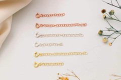 Adjustable Chain Extender for Necklaces & Bracelets – 925 Sterling Silver