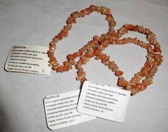 Natural Gemstone Sunstone Bracelets by Healing Light Stones Round Bead & Chip