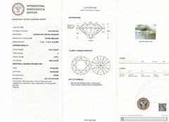 5.5 ct Engagement Ring in 950 Platinum with 192 Natural Diamonds IGI simulated