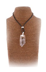 3X Unisex Quartz Point Artisan Pendant Necklaces Lot of Three Free Gift Box