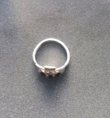 Sterling Silver Stamped 925 Claddagh Ring Size 6