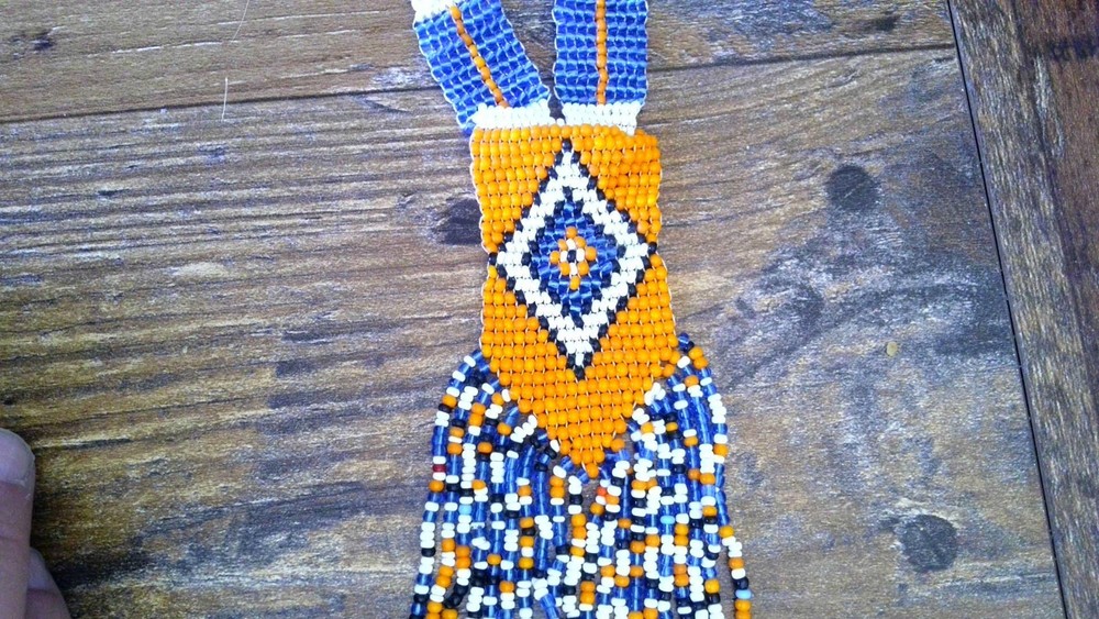 Handmade Native‑Style Seed Bead Necklace
