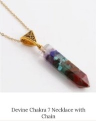 7 Chakra Necklace Pendant