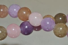 7.2″ 8mm Distinctive~Muti-Hue RAINBOW TOURMALINE Stretch Bracelet – E1337