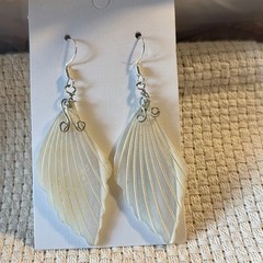 Woman’s Hand Crafted Earrings By Earth Dreams Sterling Silver 2 1/4 Inch