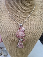 artisian made Sea shell , sea pottery necklace from East coast usa collected…