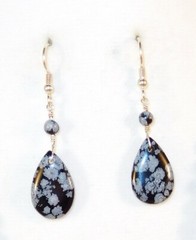 Handcrafted Gemstone Earrings by Healing Light Stones Moonstone Iolite Garnet