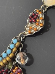Ayala Bar Handcrafted Beaded Dangle Necklace