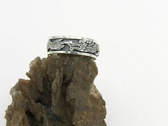 Hand Made in USA Art Massive 925 Sterling Silver With Dragon Spinner-Custom size