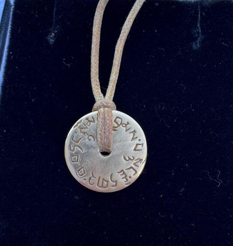 Vintage Me and Ro Four Immeasurables 10k Yellow Gold Pendant/Medallion