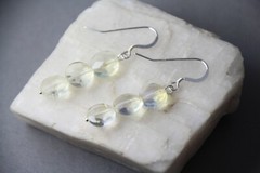 Citrine Golden Yellow Gemstone 9mm Faceted Coin .925 Sterling Silver Earrings 2″