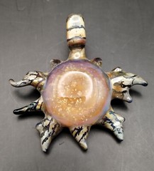 Ancient Sun Glass Pendant – (Subconscious Design) Handmade in USA