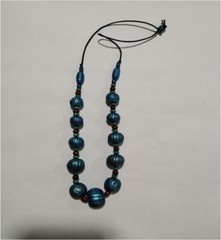 Traditional Handmade Red Clay Necklace Clay Jewelry Handicraft of Sri Lanka