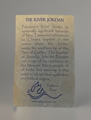 Hand Blown Bottle Pendent / River Jordan Rememberance/ Certificate/preowned