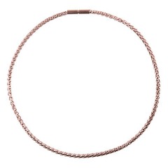 Ernstes Design Braided Chain AK12 Stainless Steel Red Plated 15-23 5/8in Choker