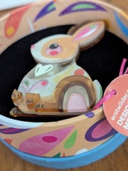 Erstwilder X Pete Cromer Maple The Bunny Resin Brooch- Easter 2026
