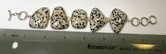 Large Stone Dalmation Jasper Bracelet