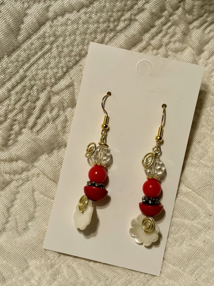 Woman’s Hand Crafted Earrings By Earth Dreams Sterling Silver 1.5 Inch