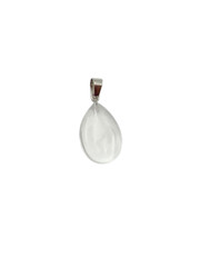 Natural 1″ Stone Teardrop Shaped Pendant Necklace On 17″-18″ Black Cord – CHOICE