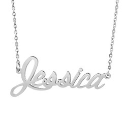 AOLO Personalized Name Necklace Custom Any Name Necklaces Customized Nameplat…
