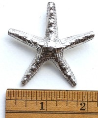 KAREN HILL TRIBE FINE SILVER STARFISH PENDANT 55mm 2 1/4″
