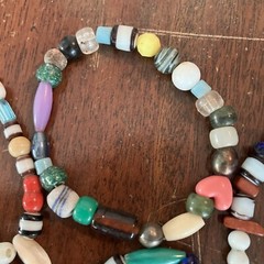 Glass Beaded Bracelet!!! Maybe Native American! FROM STORAGE UNIT!🔥