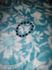 Handmade Black Grey Bracelet