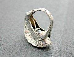 Ring Sterling Silver 14K. Gold Bicolor Ametrine Exclusive Ring Style Sensation