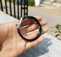 BUY 1 GET 1 Natural Spiritual Bangle Gift Akar Bahar & Alpaca Dragon Bracelet