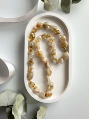 Exclusive Necklace with Natural Stones – Citrine Length 18.5 in