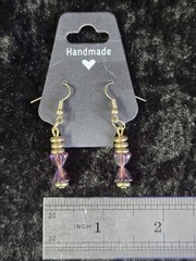 Purple Deco Handmade Jewelry Earrings Set by North Star Jewelry and More