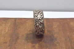 Tibetan Silver Dragon Round Bangle Bracelet