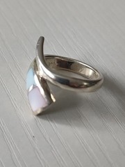 .925 Solid Silver Size 6 Star Ring New